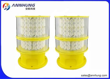 Tower Crane Flashing LED Lights / Aircraft Warning Light Die Casting Aluminum