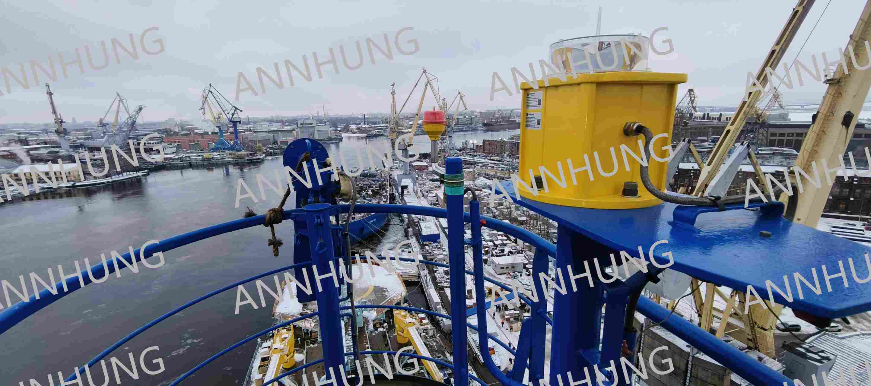 最新の会社の事例について Helideck Lighting Case: AH-HP-I, AH-HP-F1, AH-HP-B1 & AH-LI-B2 System on Ship Deck