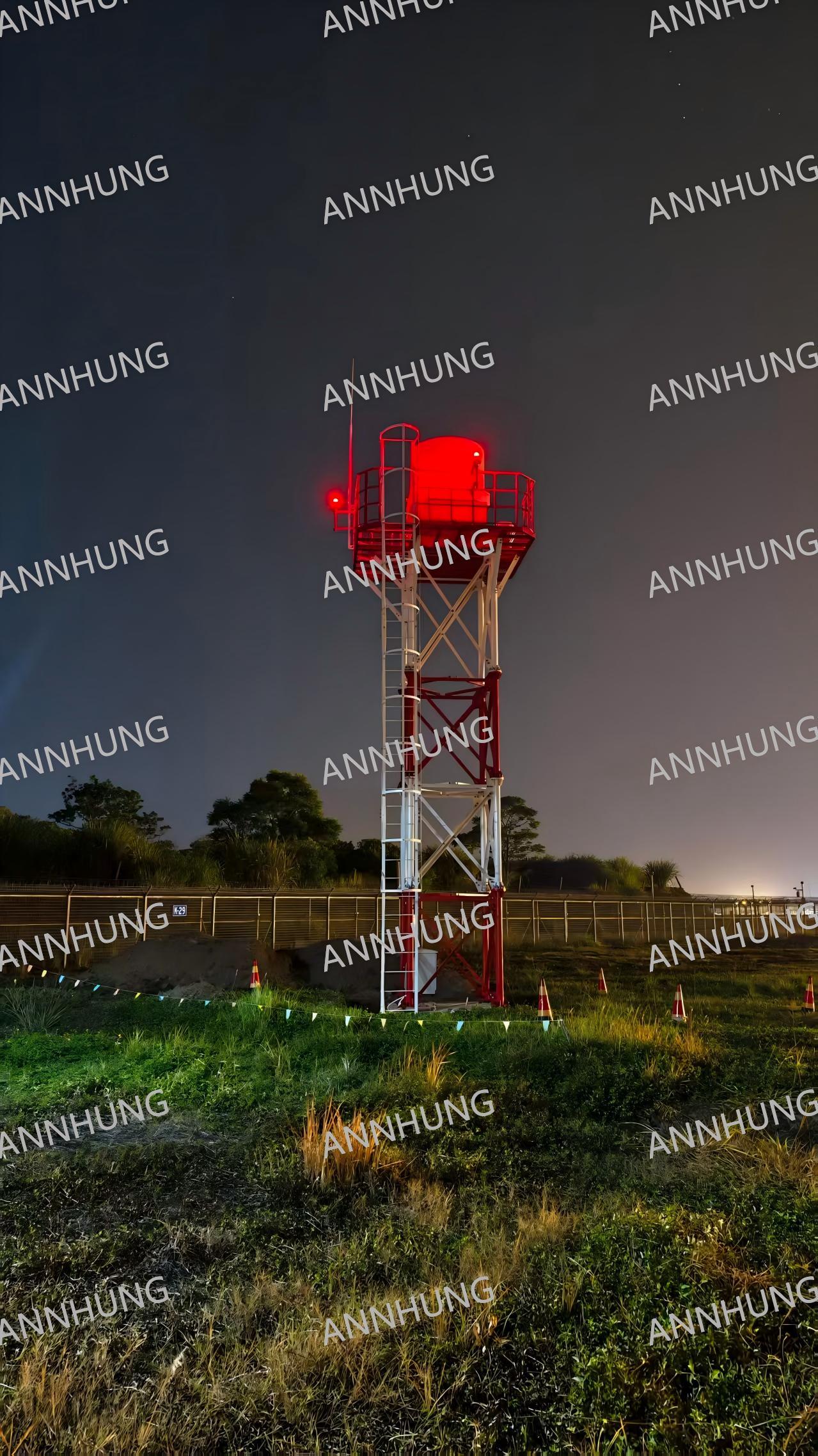 最新の会社の事例について Aviation Obstruction Light Installation Case: AH-LI-B2 Low-intensity L810 Safety Light