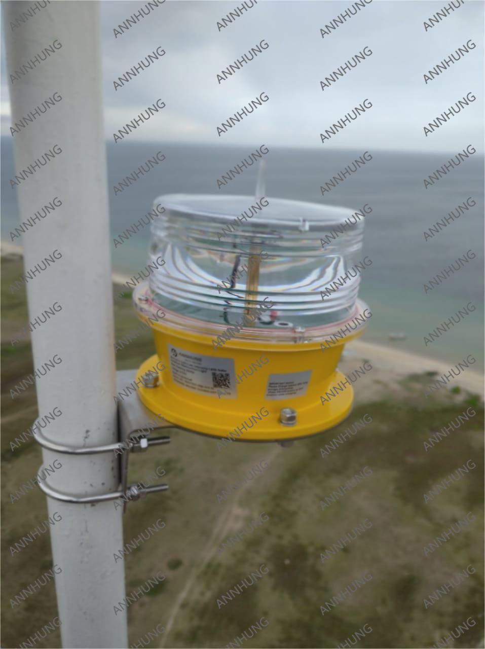 最新の会社の事例について Solar Marine Lantern Installation Case: AH-LS-C IP68 IALA Navigation Lights